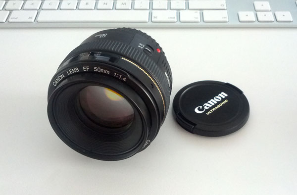 Canon EF 50mm mit Blende f1.4