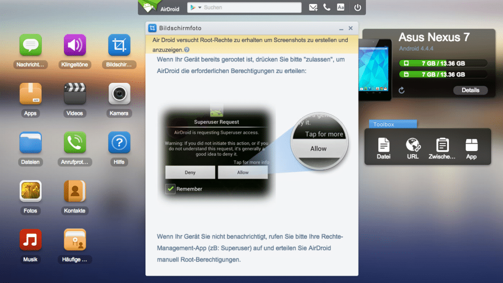 airdroid-bildschirmfoto