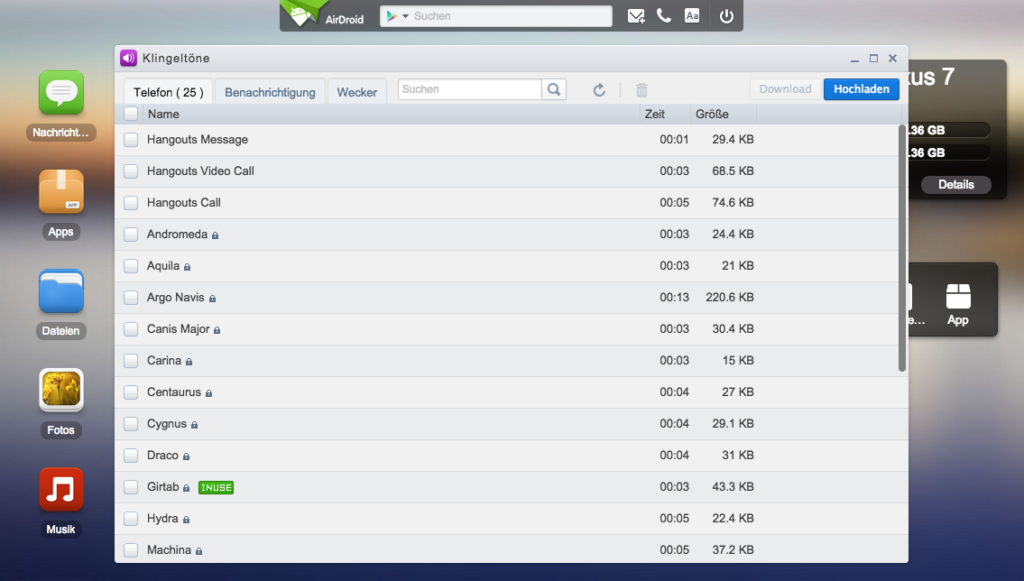 airdroid-klingeltoene