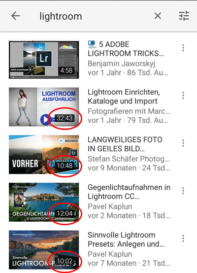YouTube Thumbnail fail mobile
