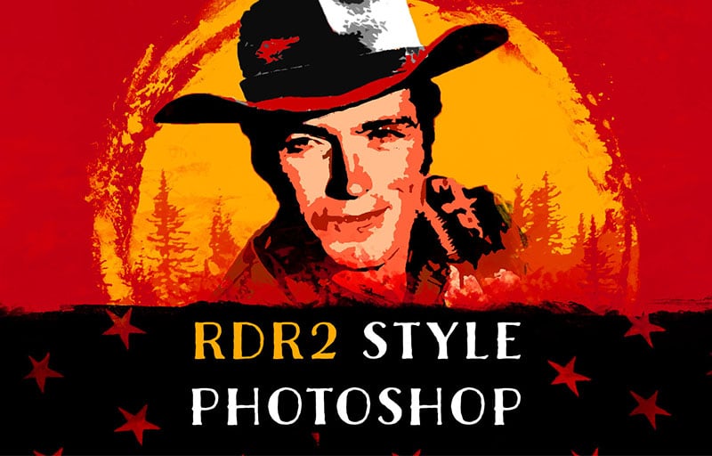 Red Dead Redemption 2 Photoshop Tutorial