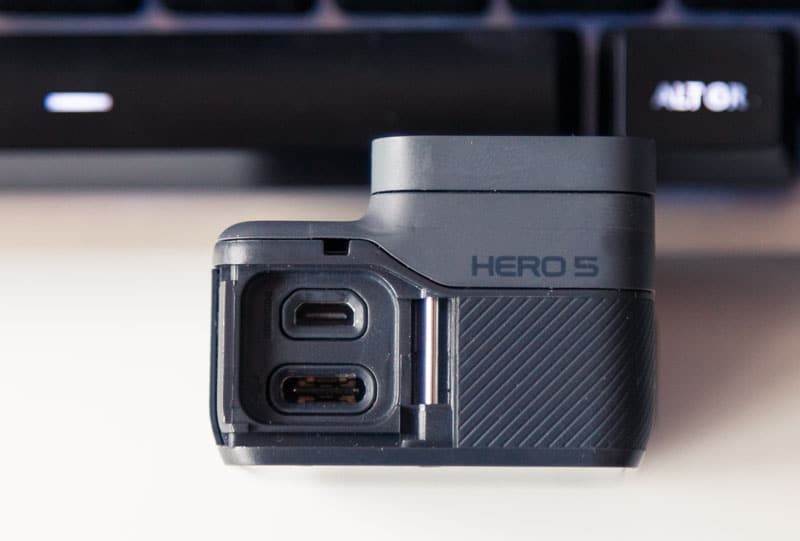 GoPro HERO5 Kamera Anschlüsse