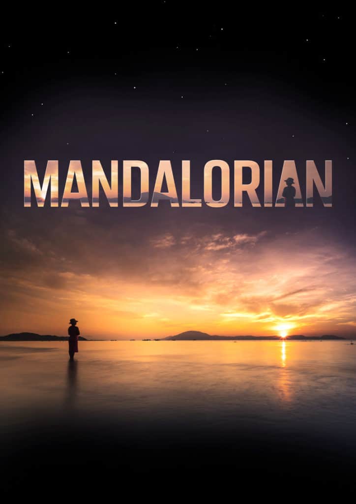 The Mandalorian Filmposter Fertig