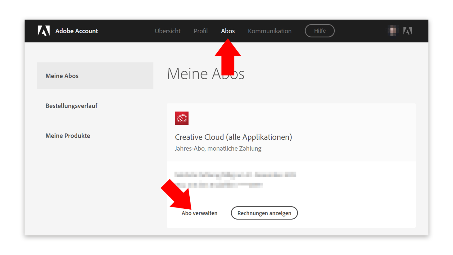 adobe software abo kündigen